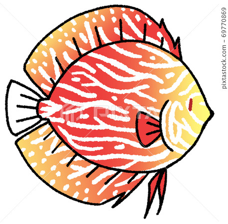 Discus (red) - Stock Illustration [69770869] - PIXTA