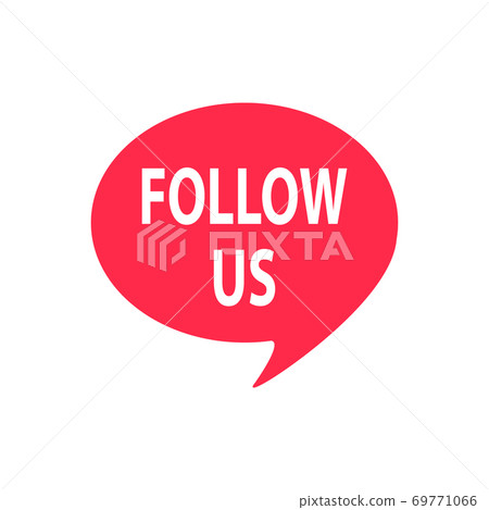 Follow us button vector for graphic design, logo, web site, social media, mobile app, ui illustration Follow us button vector for graphic design, logo, web site, social media, mobile app, ui illustration 69771066