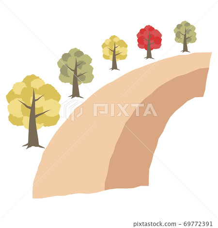 綠樹成蔭的路與秋天葉子3 綠樹成蔭的路與秋天葉子3 69772391