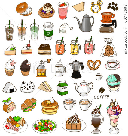 Cafe menu illustration Cafe menu illustration 69772698