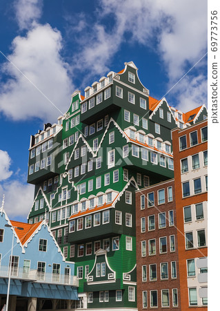 Modern architecture in Zaandam - Netherlands Modern architecture in Zaandam - Netherlands 69773756
