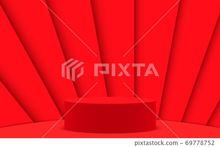 red podium in the red room red podium in the red room 69778752