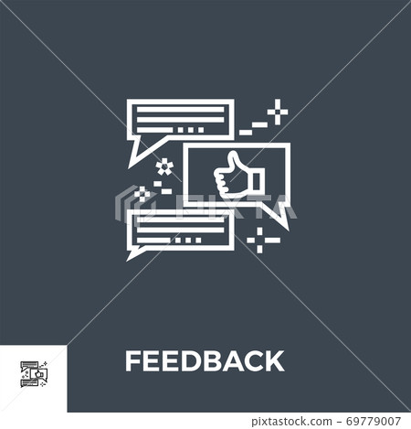 Feedback Line Icon 69779007