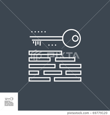 Keywording Line Icon Keywording Line Icon 69779120