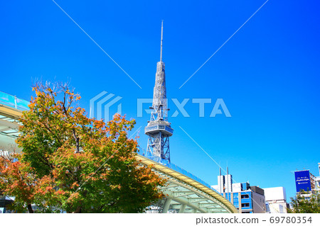 名古屋市電視塔和綠洲21的風景 69780354