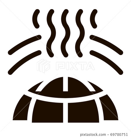 Planet Earth Ozone Hole Vector Icon Planet Earth Ozone Hole Vector Icon 69780751