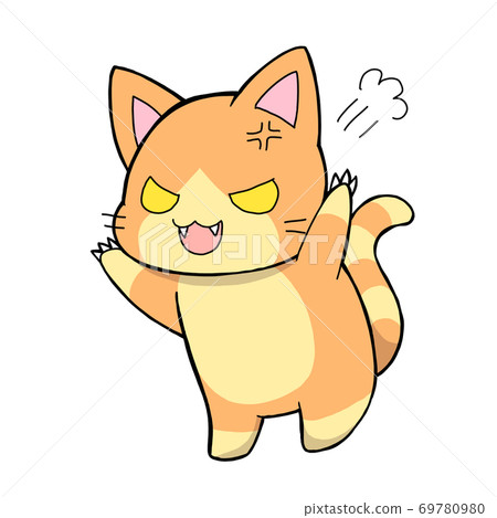 橙貓，憤怒 69780980