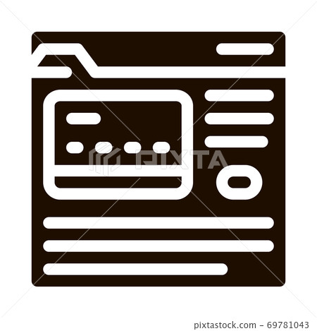Internet Shopping Payment Vector Icon Internet Shopping Payment Vector Icon 69781043