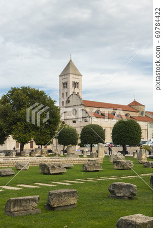 St. Mary's church located in the old city of Zadar St. Mary's church located in the old city of Zadar 69784422
