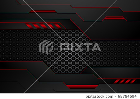 metal plate black and contrast red on steel metal plate black and contrast red on steel 69784694