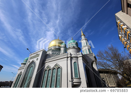 Moscow Cathedral Mosque, Russia -- the main mosque in Moscow, new landmark Moscow Cathedral Mosque, Russia -- the main mosque in Moscow, new landmark 69785883