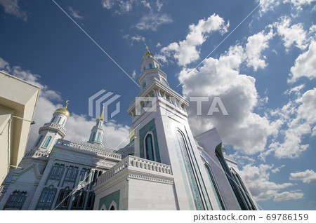 Moscow Cathedral Mosque, Russia -- the main mosque in Moscow Moscow Cathedral Mosque, Russia -- the main mosque in Moscow 69786159