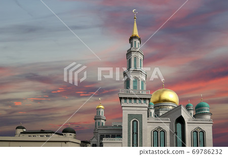 Moscow Cathedral Mosque, Russia -- the main mosque in Moscow 69786232