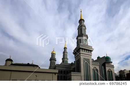 Moscow Cathedral Mosque, Russia -- the main mosque in Moscow Moscow Cathedral Mosque, Russia -- the main mosque in Moscow 69786245