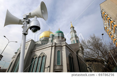 Moscow Cathedral Mosque, Russia -- the main mosque in Moscow Moscow Cathedral Mosque, Russia -- the main mosque in Moscow 69786256