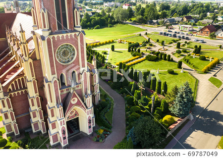 Old retro Church of the Holy Trinity in Gerviaty, Grodno region, Belarus Old retro Church of the Holy Trinity in Gerviaty, Grodno region, Belarus 69787049