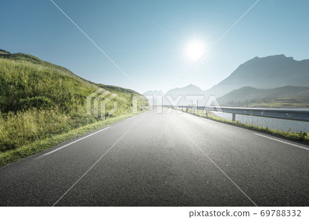 road by the sea, Lofoten island, Norway road by the sea, Lofoten island, Norway 69788332