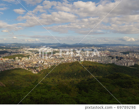 National Park, Mount Bukhan, downtown Seoul, view, scenery 69789298