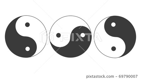 Yin Yang symbols set Yin Yang symbols set 69790007