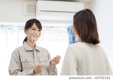 空調的女人 空調的女人 69792193