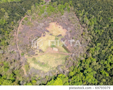 The Santa Margarida Volcano is an extinct volcano in the comarca of Garrotxa, Catalonia, Spain.  69793079