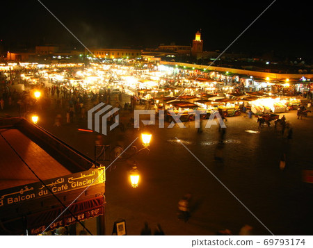 Morocco's Jemaa el-Funa Square Night Market 69793174