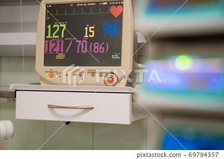 Monitor resuscitation, anesthesia. operating. Monitor resuscitation, anesthesia. operating. 69794357