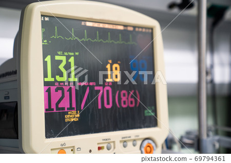 Monitor resuscitation, anesthesia. operating room Monitor resuscitation, anesthesia. operating room 69794361