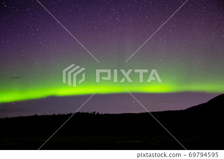 Northern lights, aurora borealis, in the Canadian Nature Northern lights, aurora borealis, in the Canadian Nature 69794595