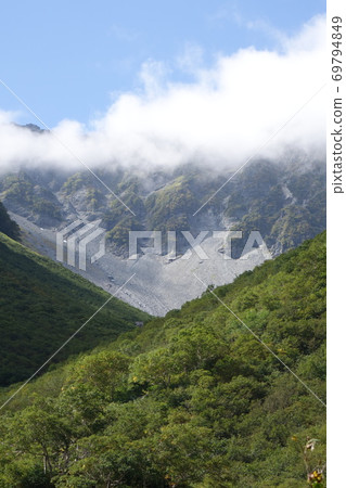 從湯澤朝著奧大高岳的視圖 69794849
