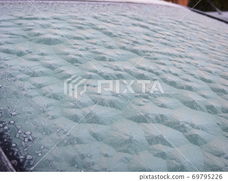 Frozen windshield Frozen windshield 69795226