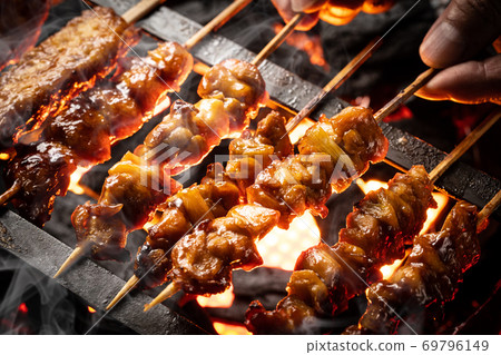 Grilling yakitori Grilling yakitori 69796149