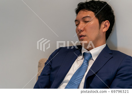 Napping at work 69796321