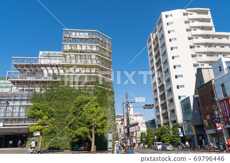 Scenery in front of the station Ookayama station Scenery in front of the station Ookayama station 69796446