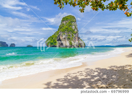 Beautiful beach at Railay Beach at Thailand. 69796999