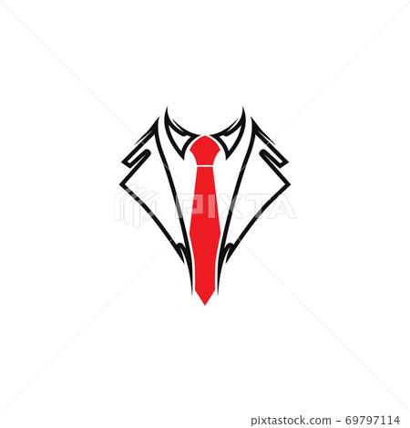 Vector coat tie for business design Vector coat tie for business design 69797114