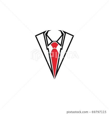 Vector coat tie for business design 69797115