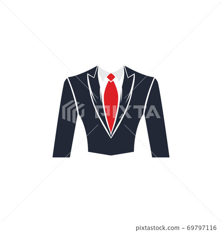 Vector coat tie for business design Vector coat tie for business design 69797116