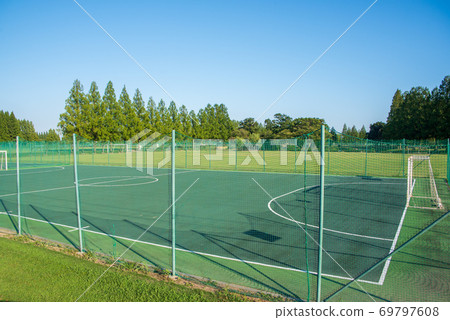 Futsal court practice field soccer 69797608