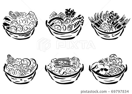 插圖的鍋盤(矢量素材) 插圖的鍋盤(矢量素材) 69797834