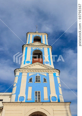 Bell tower of Nikitsky Monastery in Pereslavl-Zalessky, Russia. Golden ring of Russia Bell tower of Nikitsky Monastery in Pereslavl-Zalessky, Russia. Golden ring of Russia 69798387