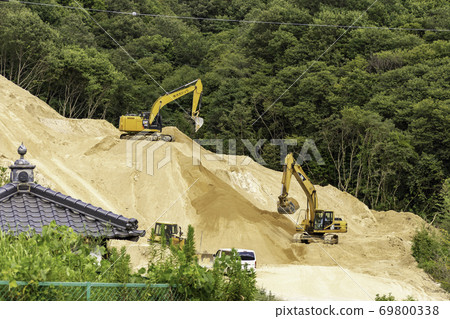 Decomposed granite soil collection Soja City, Okayama Prefecture 69800338