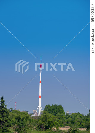 Radio tower Hiranohara transmission station Saitama city 69800339