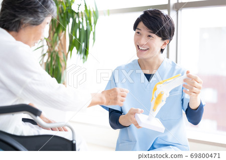 醫生解釋使用膝關節模型 69800471