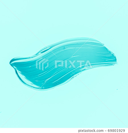 Mint brush stroke or makeup smudge closeup, beauty cosmetics and lipstick texture Mint brush stroke or makeup smudge closeup, beauty cosmetics and lipstick texture 69801929