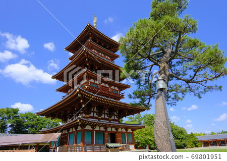 Yakushiji Temple, a World Heritage Site in the ancient city of Nara Yakushiji Temple, a World Heritage Site in the ancient city of Nara 69801951