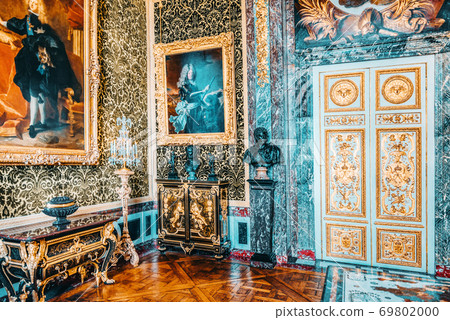 VERSAILLES, FRANCE - JULY 02, 2016 :Salon of  Abundance is on the first floor of the Chateau de Versailles. 69802000