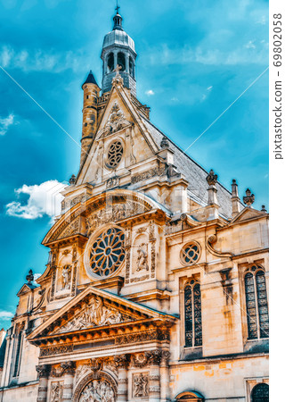 Saint-Etienne-du-Mont is a church in Paris, France, located on the Montagne Sainte-Genevieve  near the Pantheon. 69802058