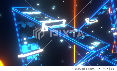 Shining triangle abstract [with another angle] 69806145