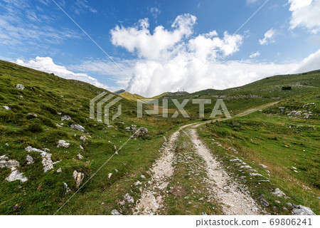 Monte Baldo - Ancient Military Road in Italian Alps - Ridge of Naole Monte Baldo - Ancient Military Road in Italian Alps - Ridge of Naole 69806241